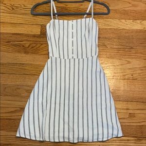 Striped hollister dress barely worn